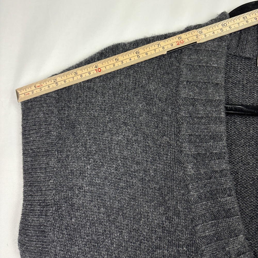 The Color Mustard Cashmere Long Sweater Vest Womens Small Gray Luxury Minimalist - Picture 11 of 13